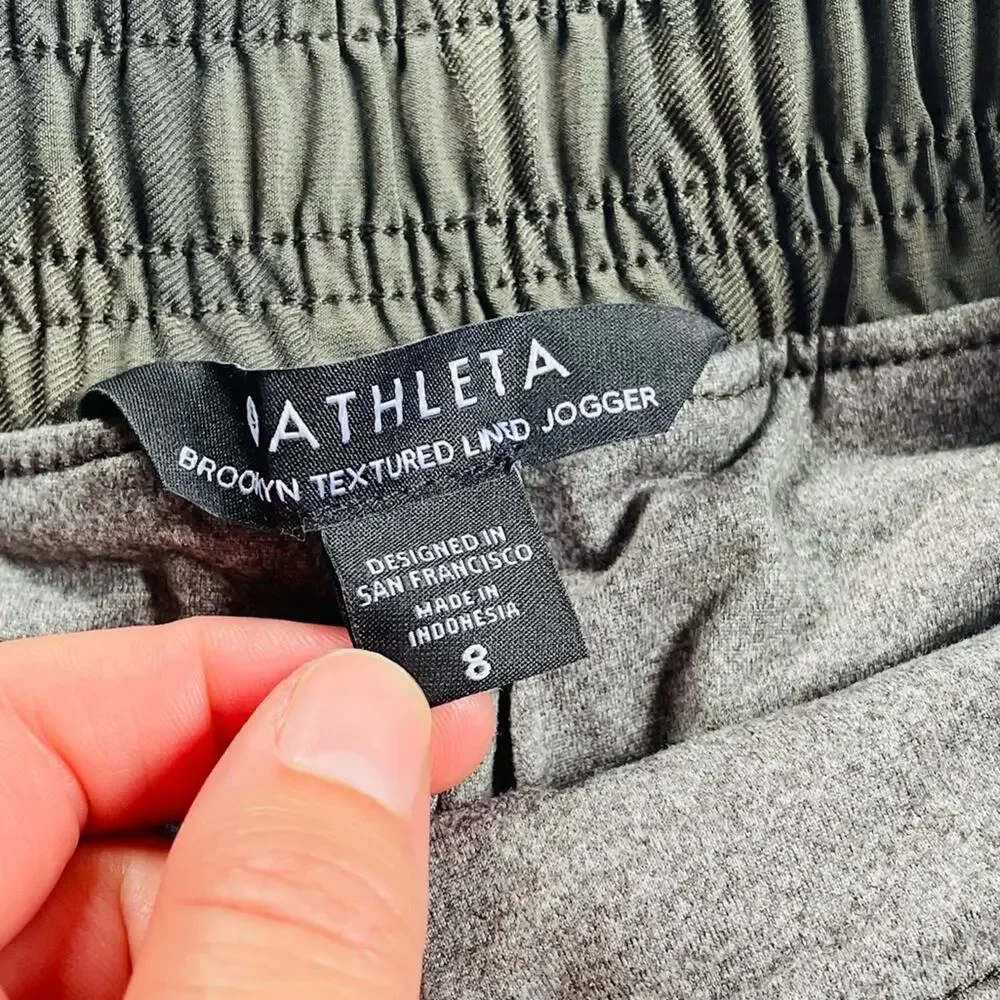 Athleta Brooklyn Textured Lined Joggers